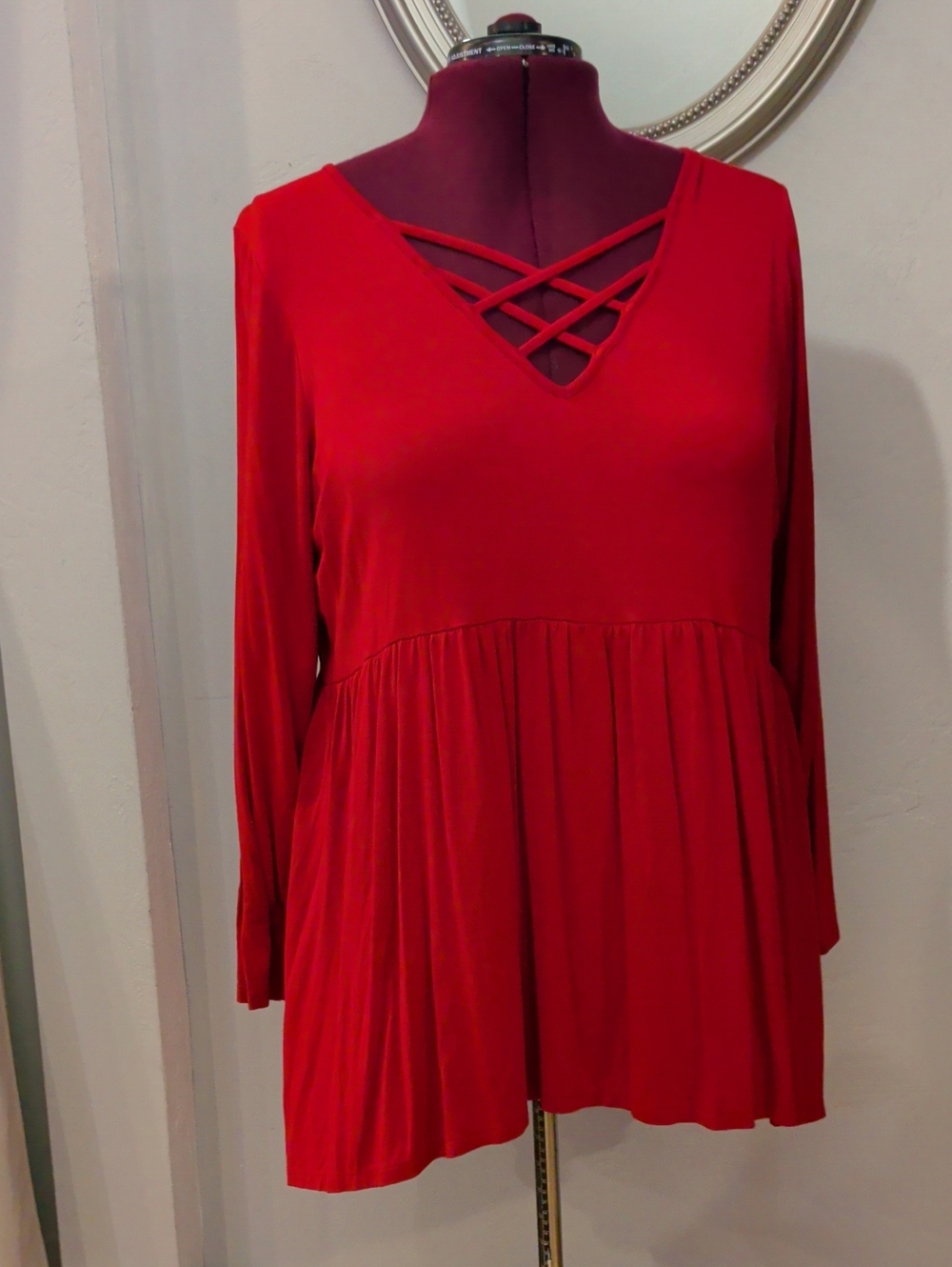 torrid Super Soft Knit Top in Red